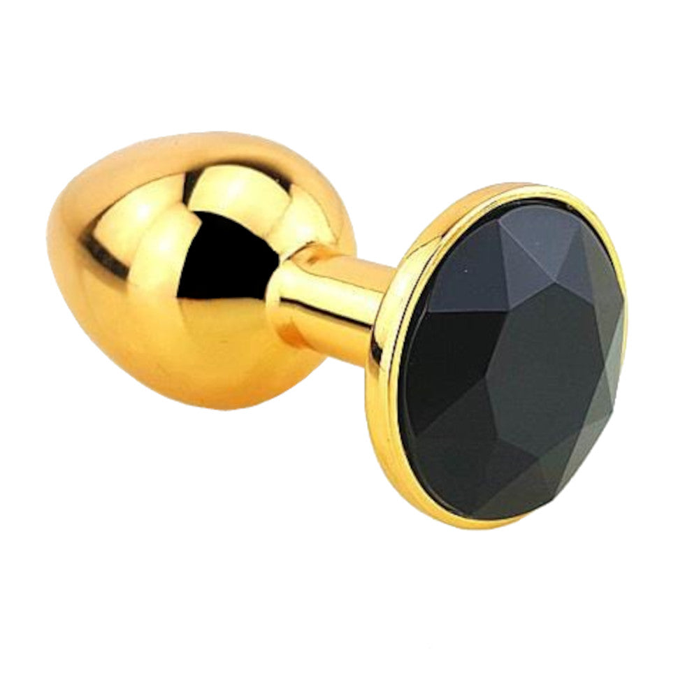 Golden Bedazzled Jeweled Plug