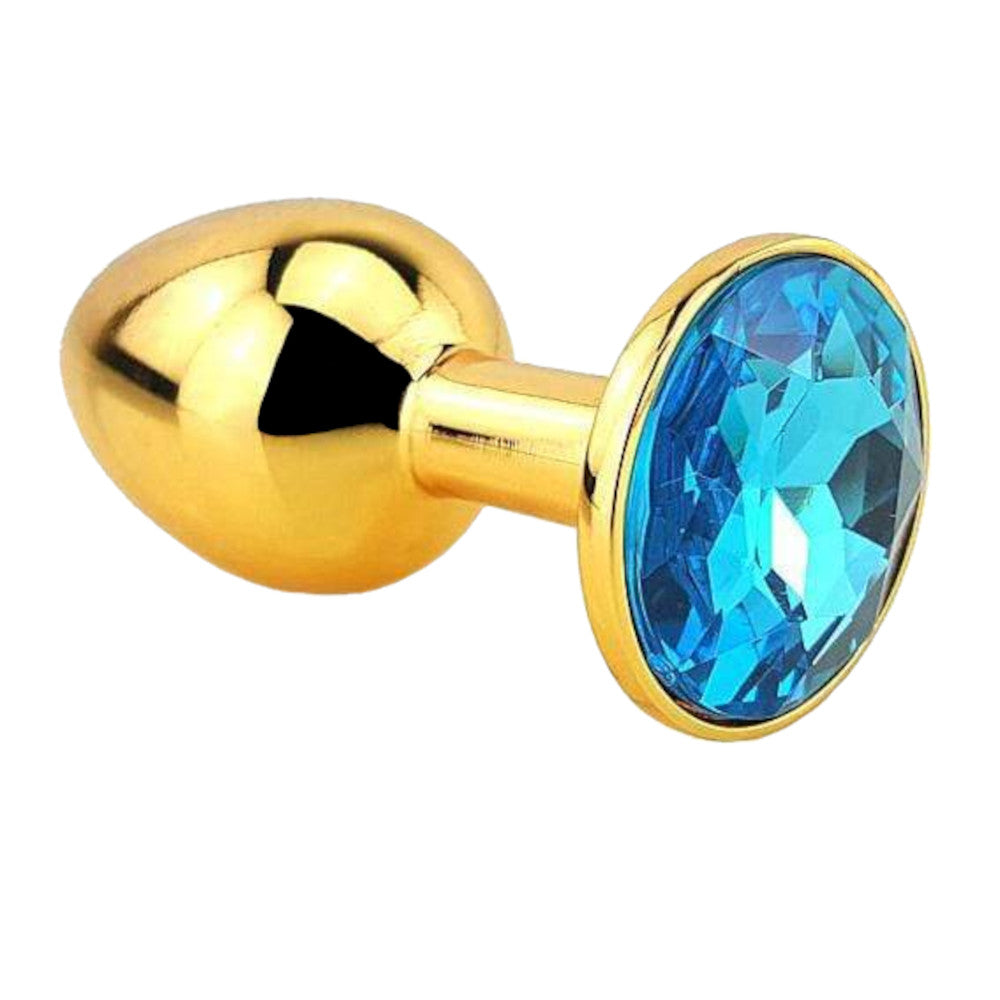 Golden Bedazzled Jeweled Plug