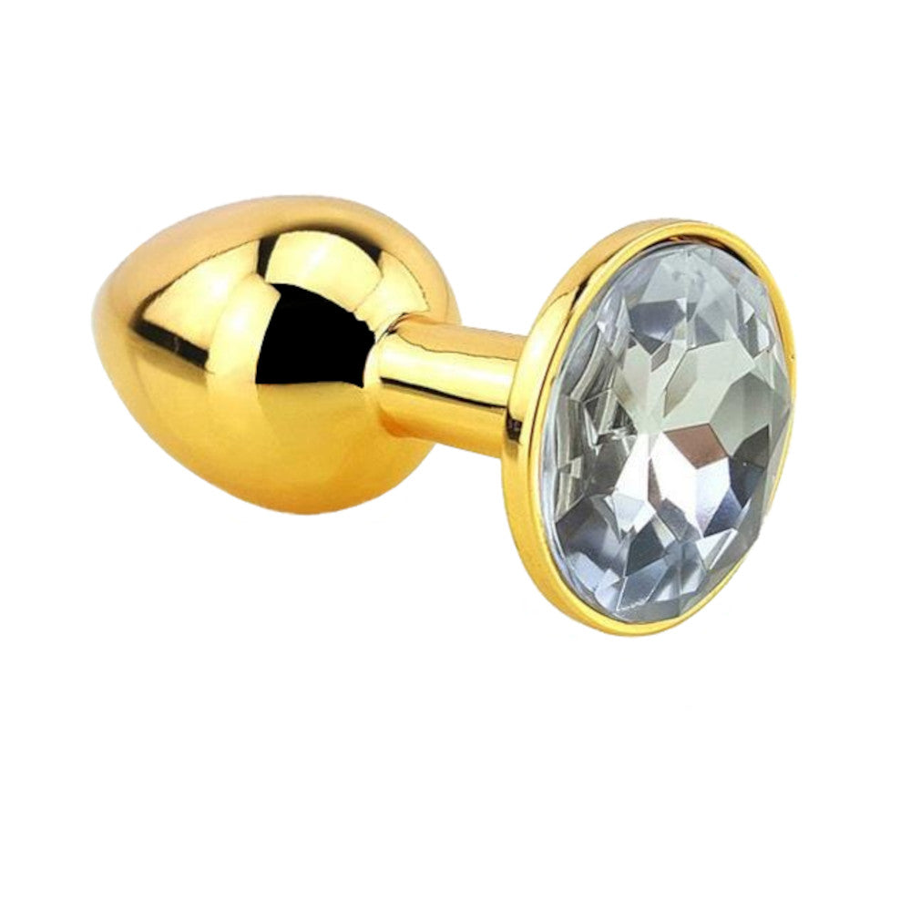 Golden Bedazzled Jeweled Plug