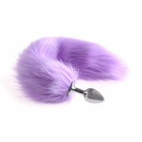 Purple Fox Tail Butt Plug 16" Loveplugs Anal Plug Product Available For Purchase Image 20