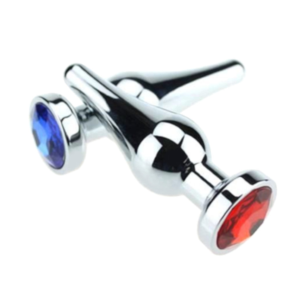 Tapered Steel Beginner Jewelled Plug Loveplugs Anal Plug Product Available For Purchase Image 8