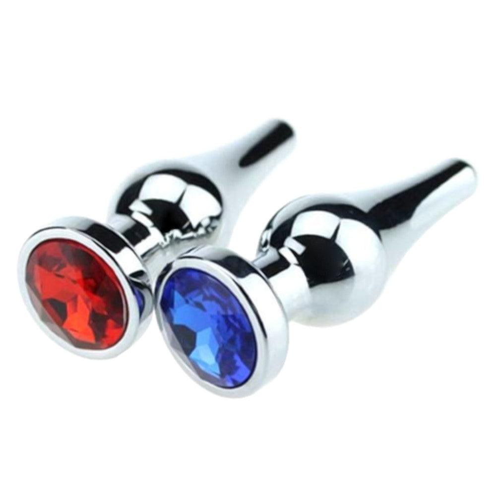 Tapered Steel Beginner Jewelled Plug Loveplugs Anal Plug Product Available For Purchase Image 2