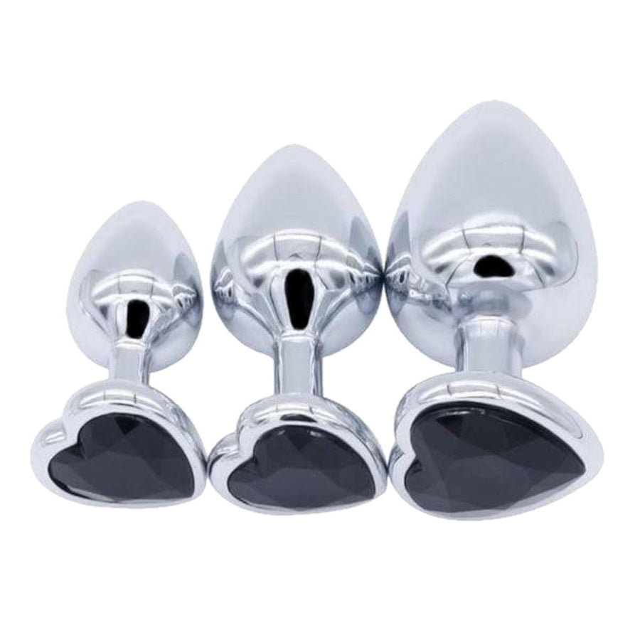 Heart Plug Set (3 Piece) Loveplugs Anal Plug Product Available For Purchase Image 53