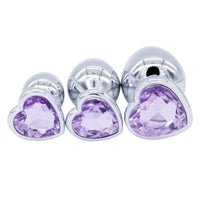 Heart Plug Set (3 Piece) Loveplugs Anal Plug Product Available For Purchase Image 28