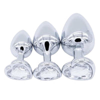 Heart Plug Set (3 Piece) Loveplugs Anal Plug Product Available For Purchase Image 27