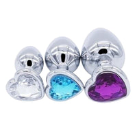 Heart Plug Set (3 Piece) Loveplugs Anal Plug Product Available For Purchase Image 24