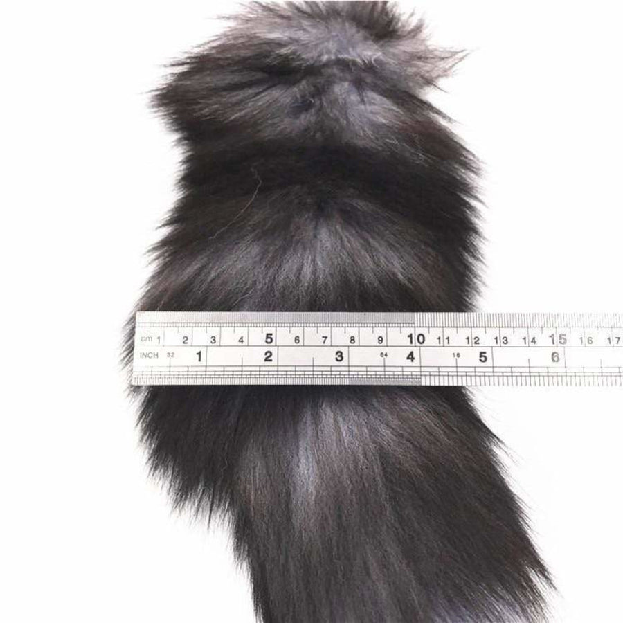 Dark Fox Tail With Vibrator 15" Loveplugs Anal Plug Product Available For Purchase Image 43