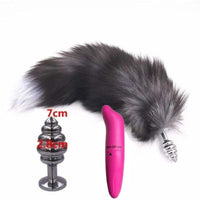 Dark Fox Tail With Vibrator 15" Loveplugs Anal Plug Product Available For Purchase Image 25