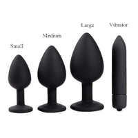 Smooth Silicone Diamond Starter Kit (3 Piece) Loveplugs Anal Plug Product Available For Purchase Image 25