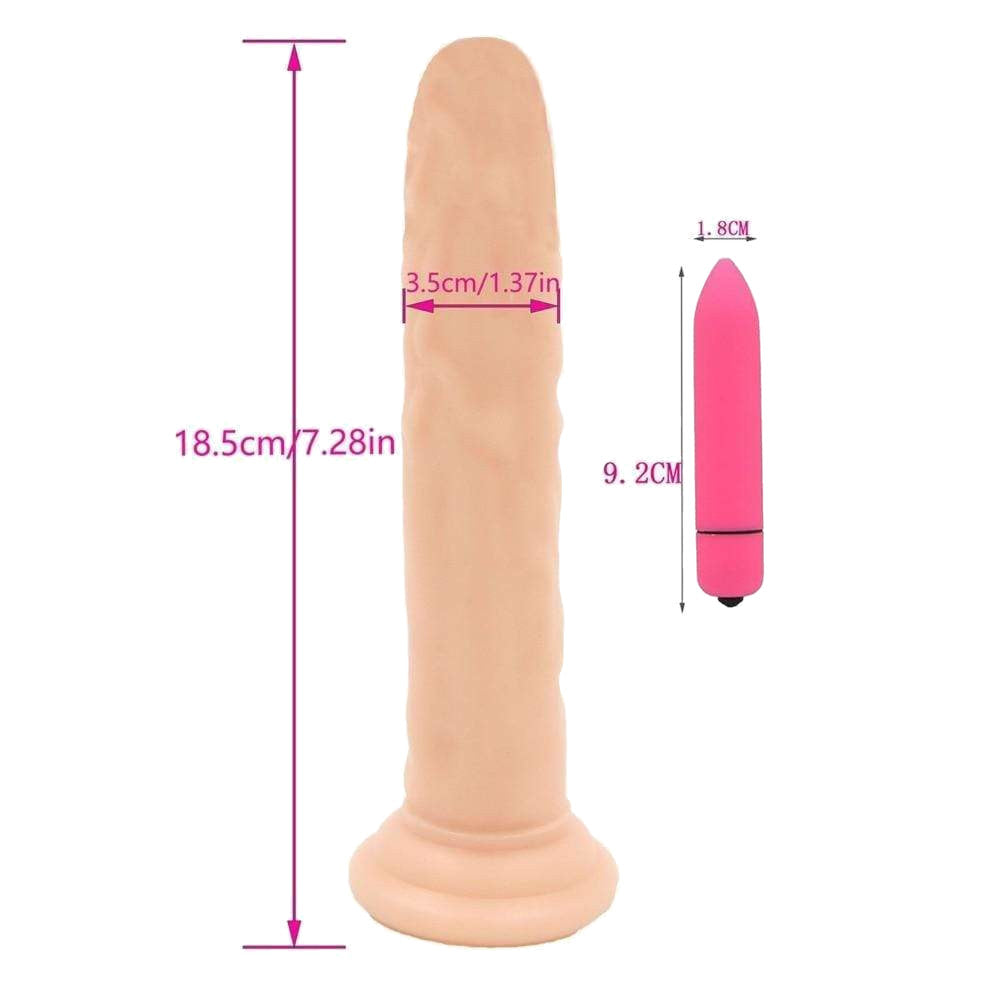 Flexible Realistic Suction Cup Dildo