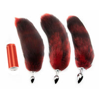 Red Cat Metal Tail Plug 16" Loveplugs Anal Plug Product Available For Purchase Image 29