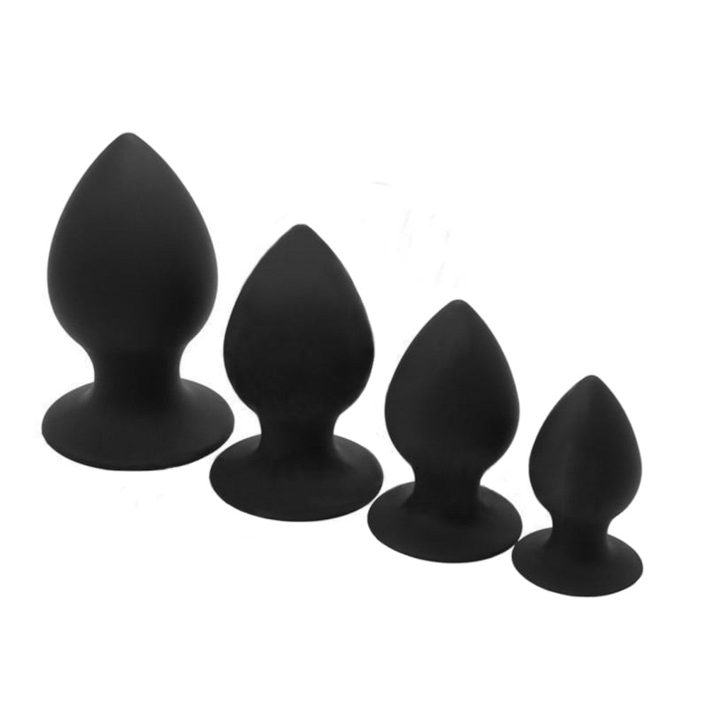 Black Silicone Training Plug