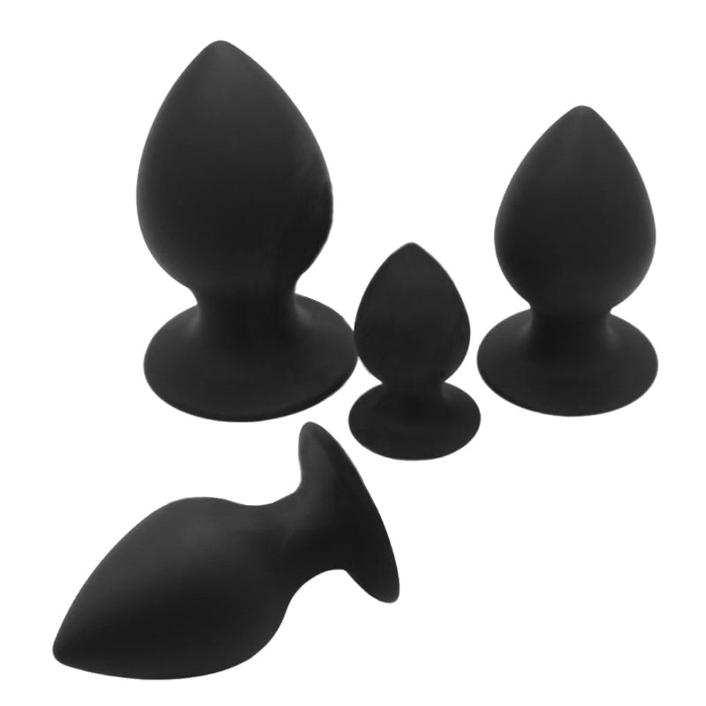 Black Silicone Training Plug