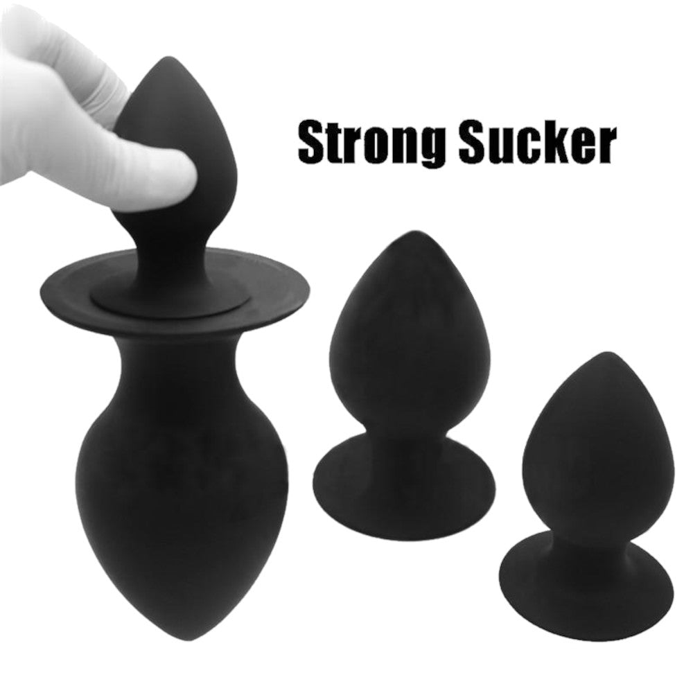 Black Silicone Training Plug