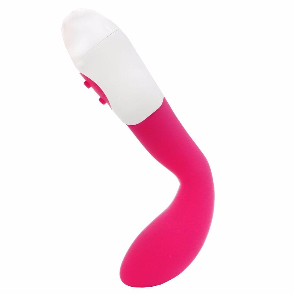 Pink Vibrating Anal Dildo