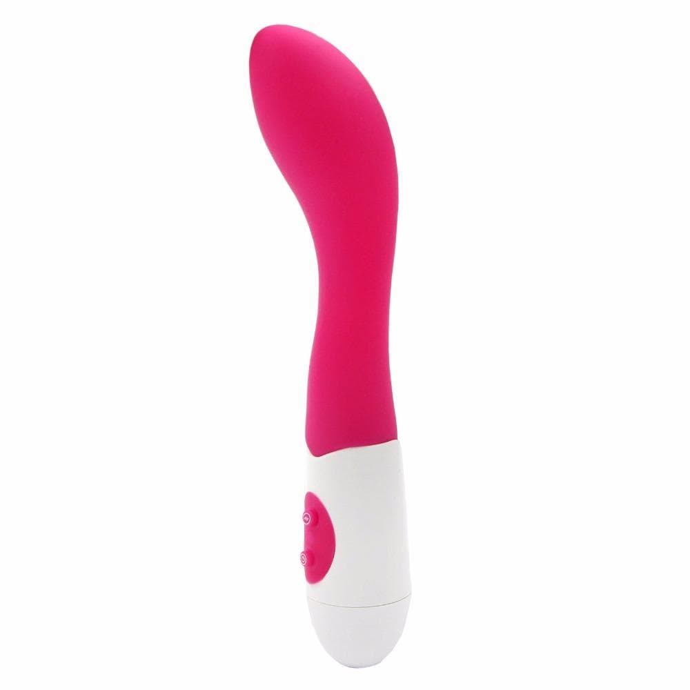 Pink Vibrating Anal Dildo