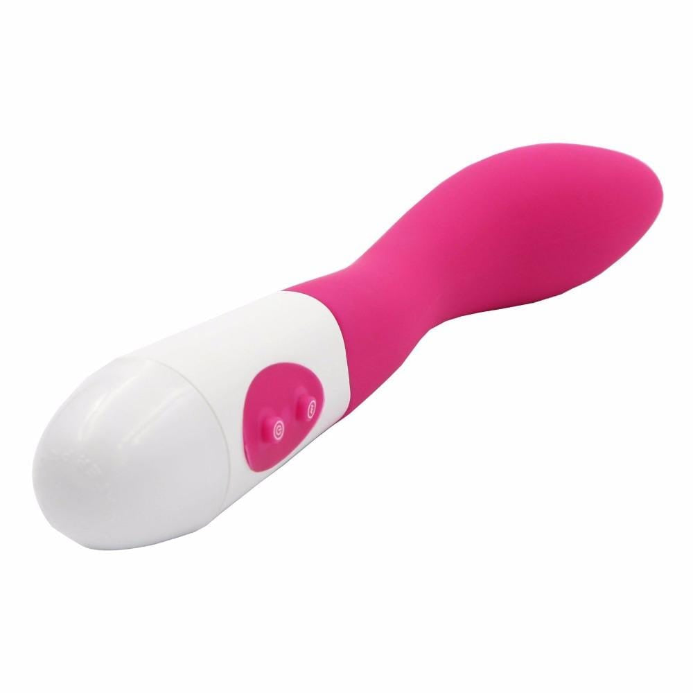 Pink Vibrating Anal Dildo